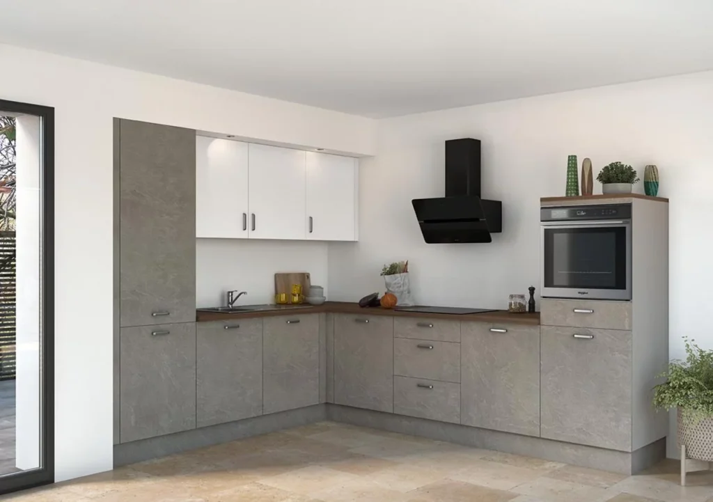 cocina mineral - configuracion - en L